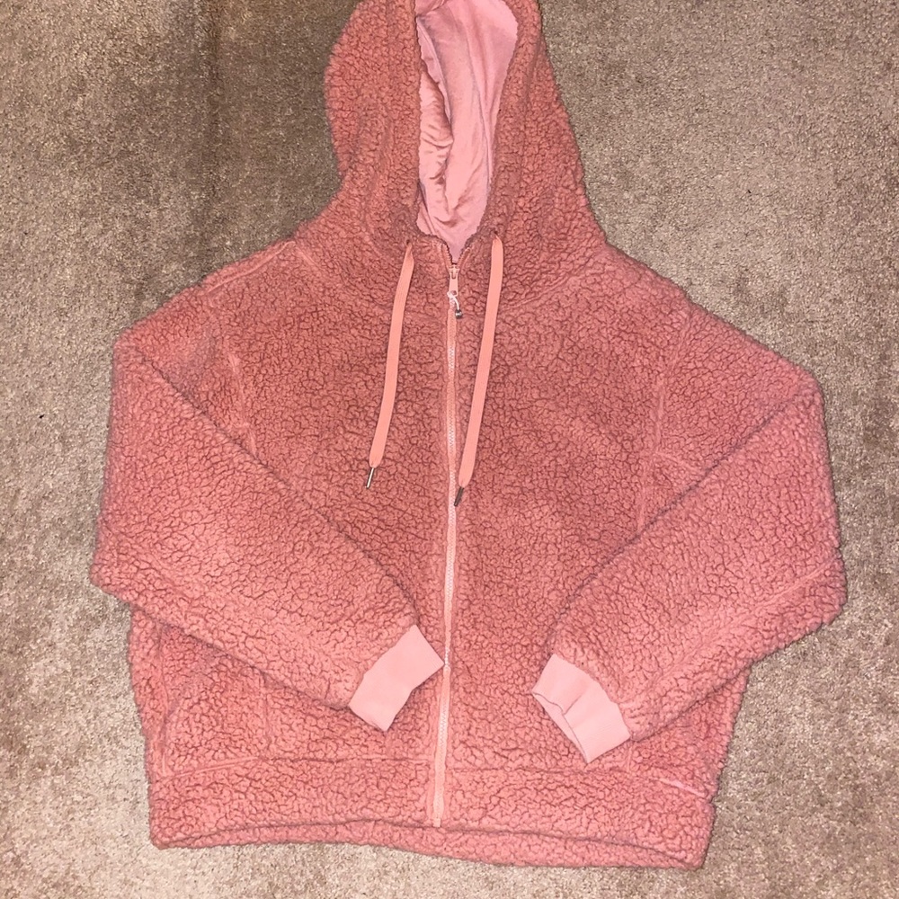 Zella fuzzy large jacket